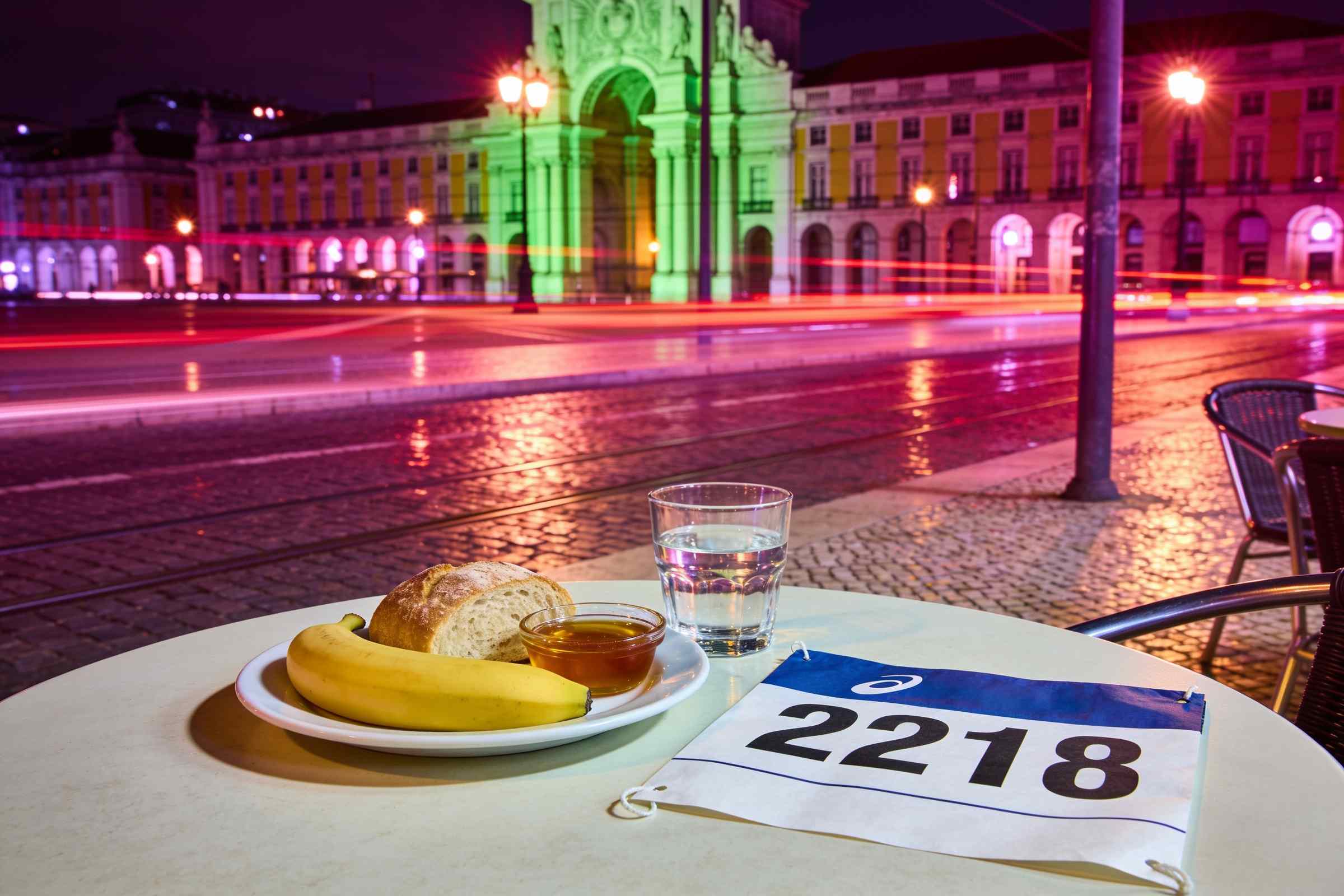 What to eat before a night race